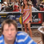 2009 WSOP Girl on the Rail