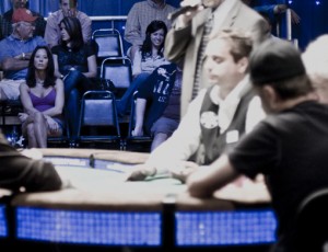 THO Girl showed up to sweat the Event #14 final table, eventually won by Brock Parker.