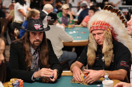 Something tells us this guy isn't really an Indian. Or that the other guy isn't really Jesus.